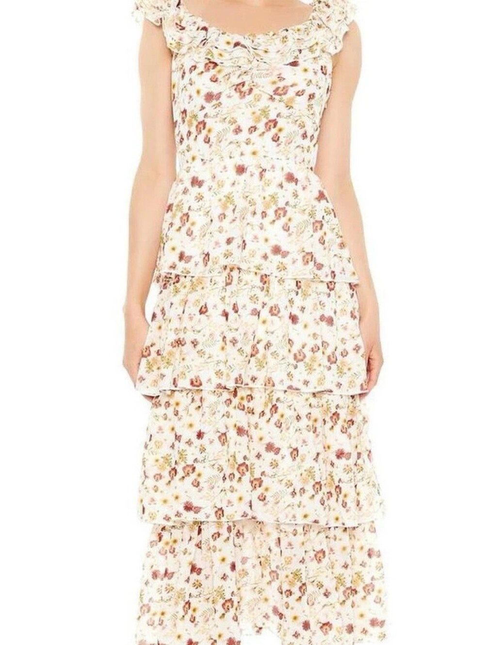 Floral Tiered Maxi Dress